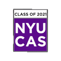 casnyu nyu new york university nyucas nyu2021 Sticker