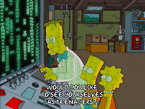 bart simpson technology GIF