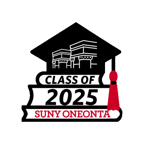 Graduation State Sticker by SUNY Oneonta