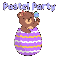 Happy Easter Bunny Sticker by BEARISH