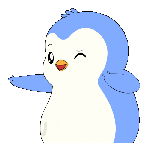 Happy You Know It Sticker by Pudgy Penguins