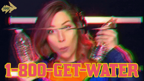 hyperrpg giphyupload glitch television water GIF