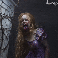Long Hair Horror GIF