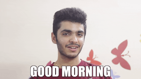 Good Morning Gm GIF by Aashish Desimarketer