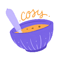 Fall Eating Sticker
