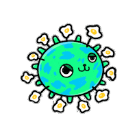 Sunny Side Up Earth Sticker