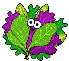 planetgoodearth earth leaf grow vegetables Sticker