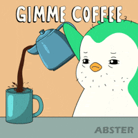 Tired Penguin GIF by Abster