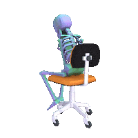 The Thinker 3D Sticker by jjjjjohn