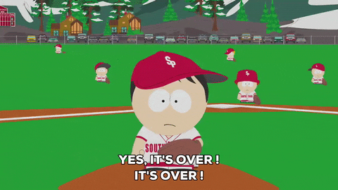 pitcher batter GIF by South Park 