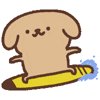 Hang Ten Beach Day Sticker by Simian Reflux