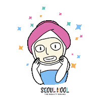 glow skin care Sticker by Seoul Kool
