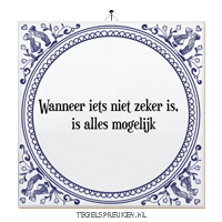 Nl Spanning Sticker by Tegelspreuken.nl