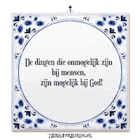 Hoop Wonder Sticker by Tegelspreuken.nl