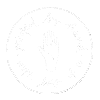 Weiss Siebdruck Sticker