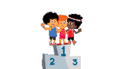 Cartoon Kids Sticker by 3 Palavrinhas