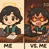 Good Vs Evil Angel GIF by Persona