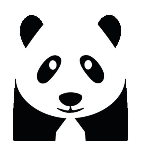 gopandoo panda make up reusable take it off Sticker