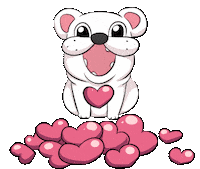 I Love You Hearts Sticker by Jin