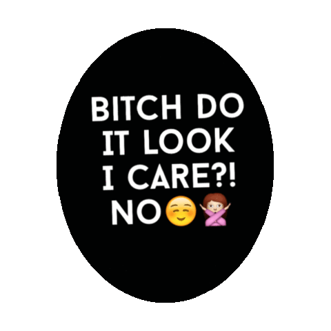 Idc I Dont Care Sticker by imoji
