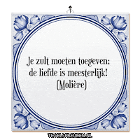 Geluk Genieten Sticker by Tegelspreuken.nl