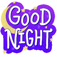 Tired Good Night Sticker