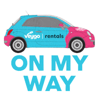 Driving Road Trip Sticker by Veygo