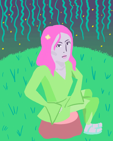 Forest Flirting GIF by KAT BALL