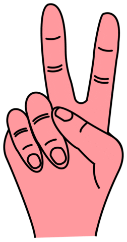 Peace Mano Sticker