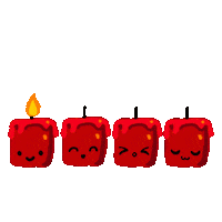 Christmas Fire Sticker