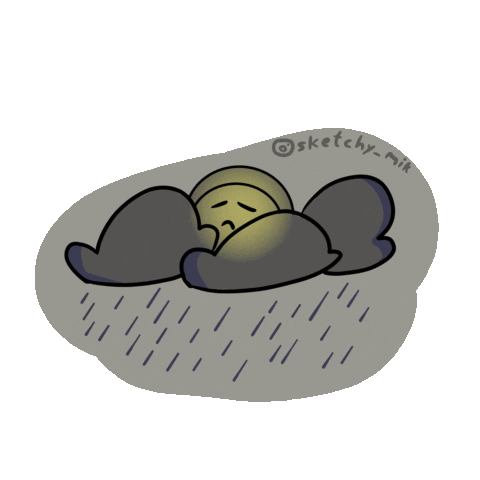 Sad Mood Sticker
