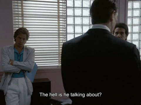 Miami Vice Blabbering GIF by Goldmaster