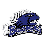 HarperCreekCommunitySchools harper creek community schools harper creek beavers hc beavers blue beaver Sticker