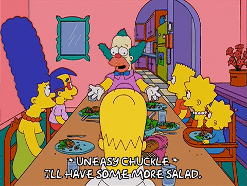 homer simpson laughing GIF