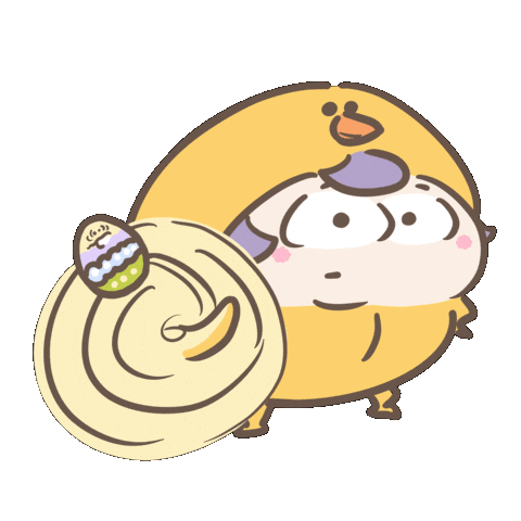 Chicken Easter Sticker