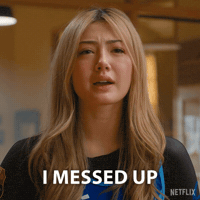 I Made A Mistake GIF by NETFLIX