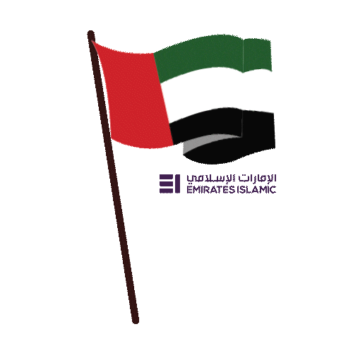 Flag Day Uae Sticker by Emirates Islamic