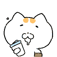 rangd_darng cat sleep nap drowsy Sticker
