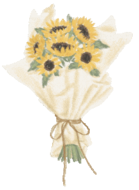 lunlunspen flower floral watercolor bouquet Sticker