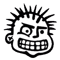 Mike Herrera Face Sticker by mxpx