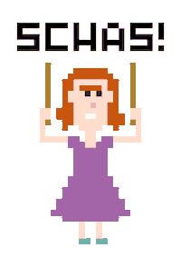 Red Hair Girl Sticker by CryptoWiener
