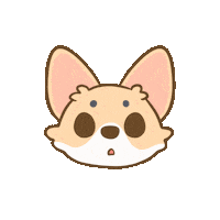 Chonkyi sad sorry corgi chonkyi Sticker