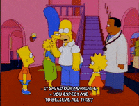 homer simpson hug GIF