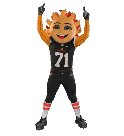 FiestaBowl football party yes celebrate Sticker