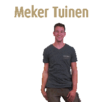 Hovenier Tuinman Sticker by Meker Tuinen