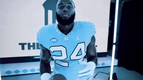 North Carolina Football GIF by UNC Tar Heels