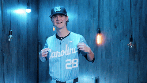 University Of North Carolina Baseball GIF by UNC Tar Heels