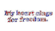 4Th Of July Heart Sticker by OpticalArtInc.