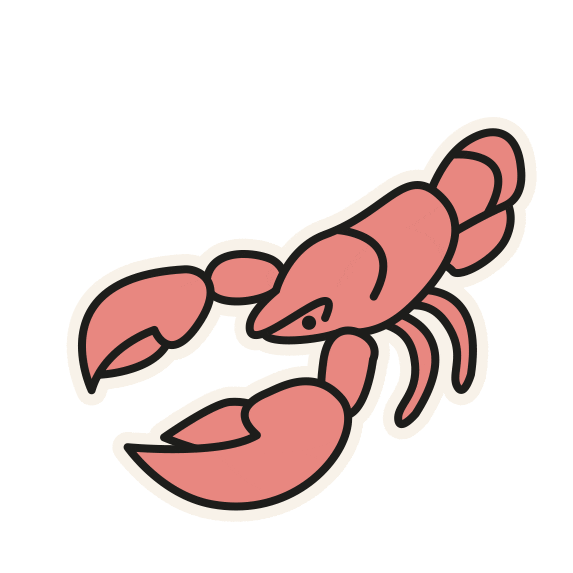 Crawfish Sticker by METKAn Speksi