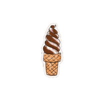 Ice Cream Food Sticker